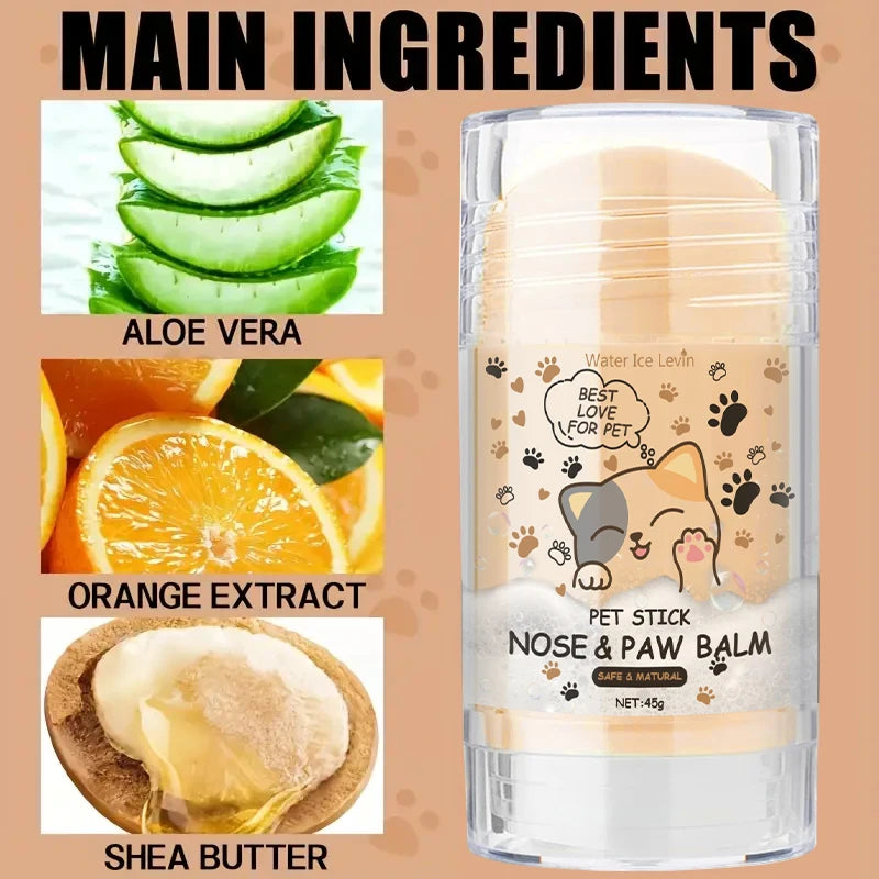 Bálsamo Reparador de Patas y Nariz para Mascotas 45g