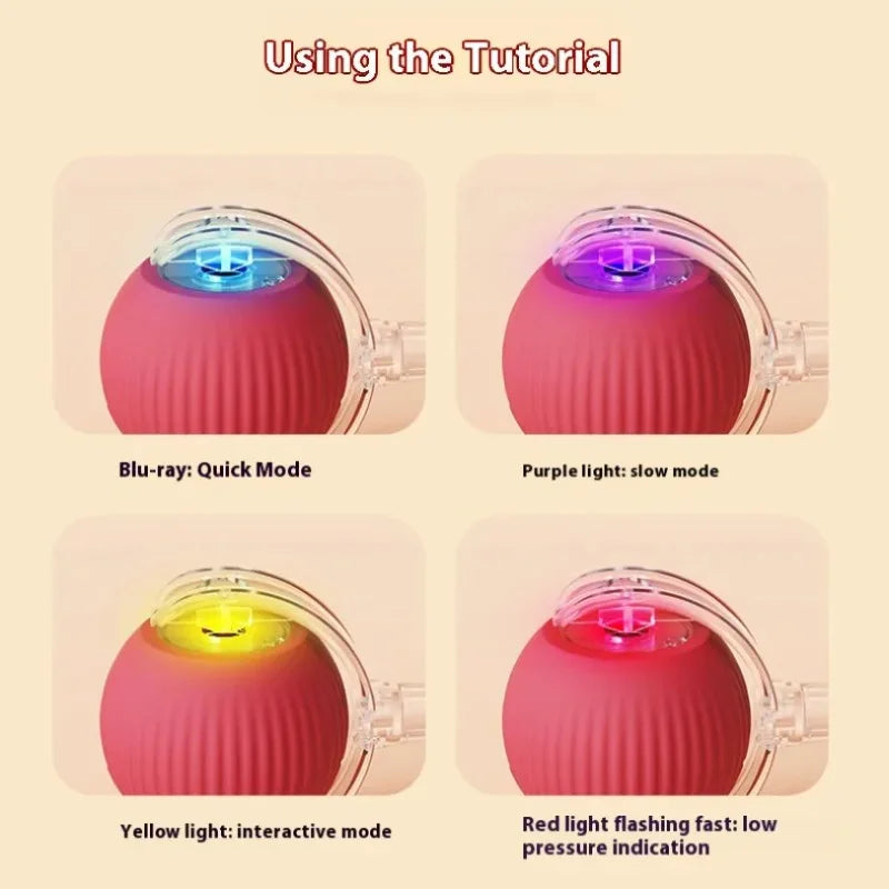 Pelota Interactiva Automática para Gatos
