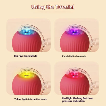 Pelota Interactiva Automática para Gatos