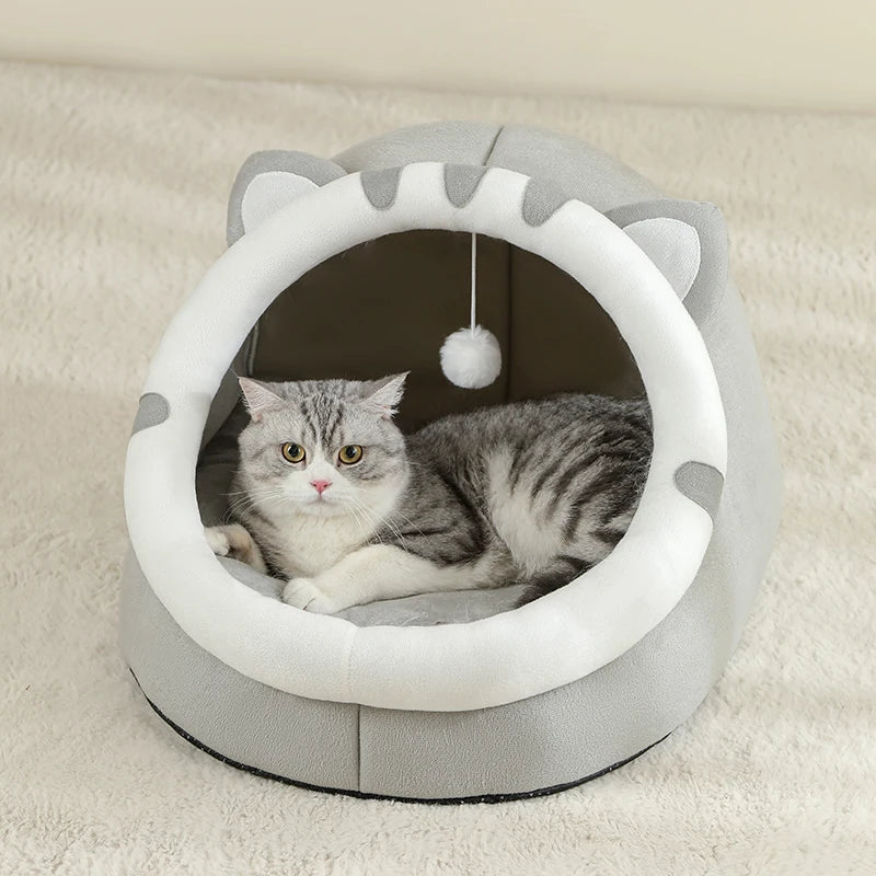 Súper Cama Cueva Cálida para Gatos