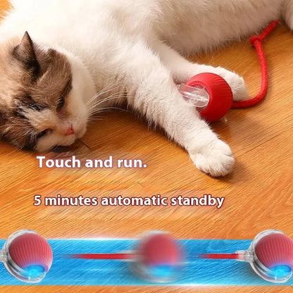 Pelota Interactiva Automática para Gatos